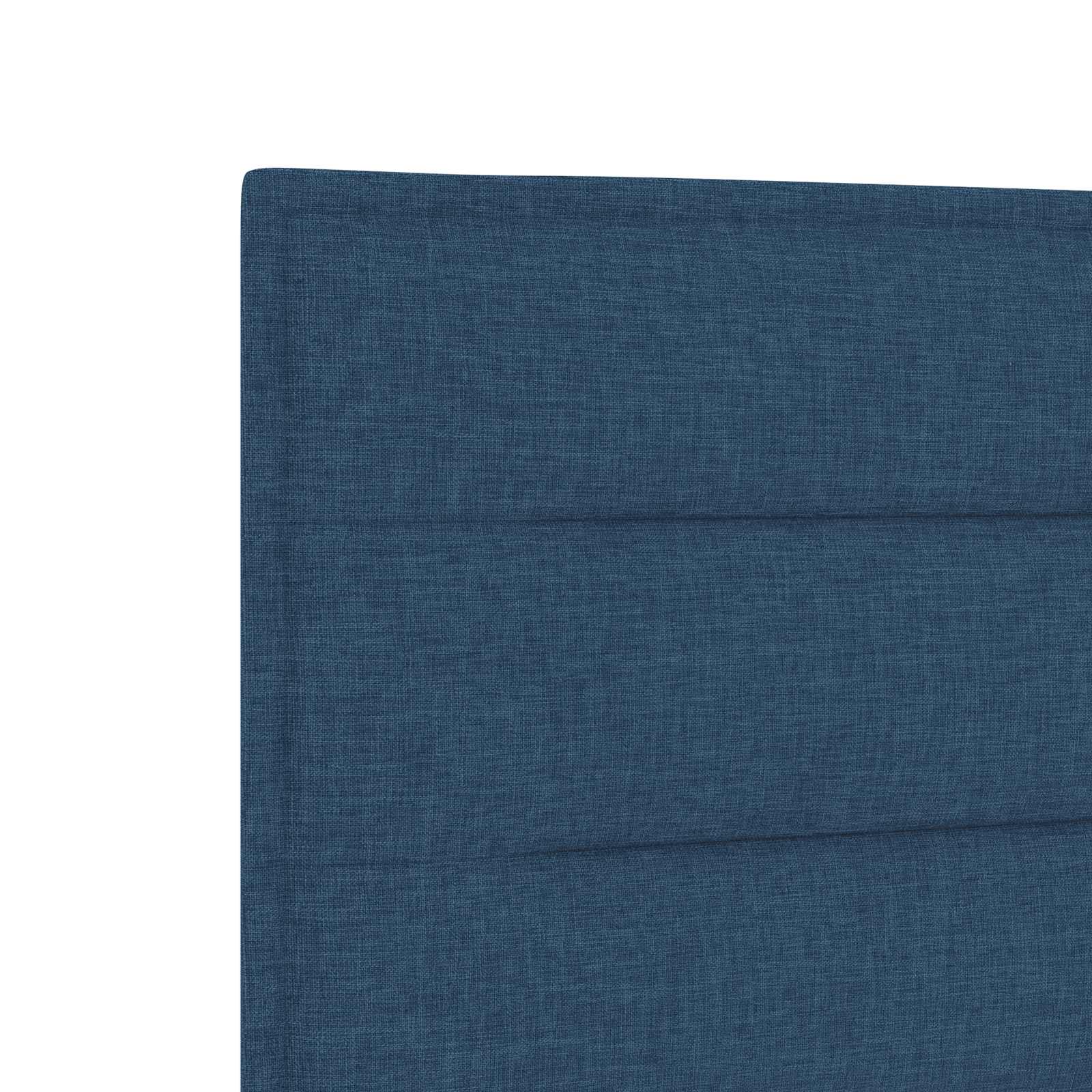 Krevet od pjene s madracem i LED-om Plava 140 x 200 cm Tkanina