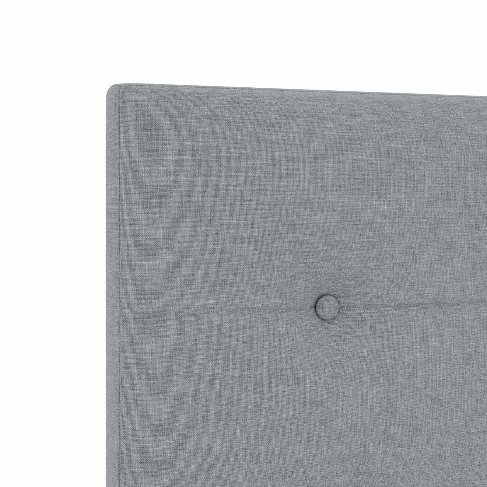Krevet od pjene s madracem i LED-om Svjetlosiva 140 x 190 cm