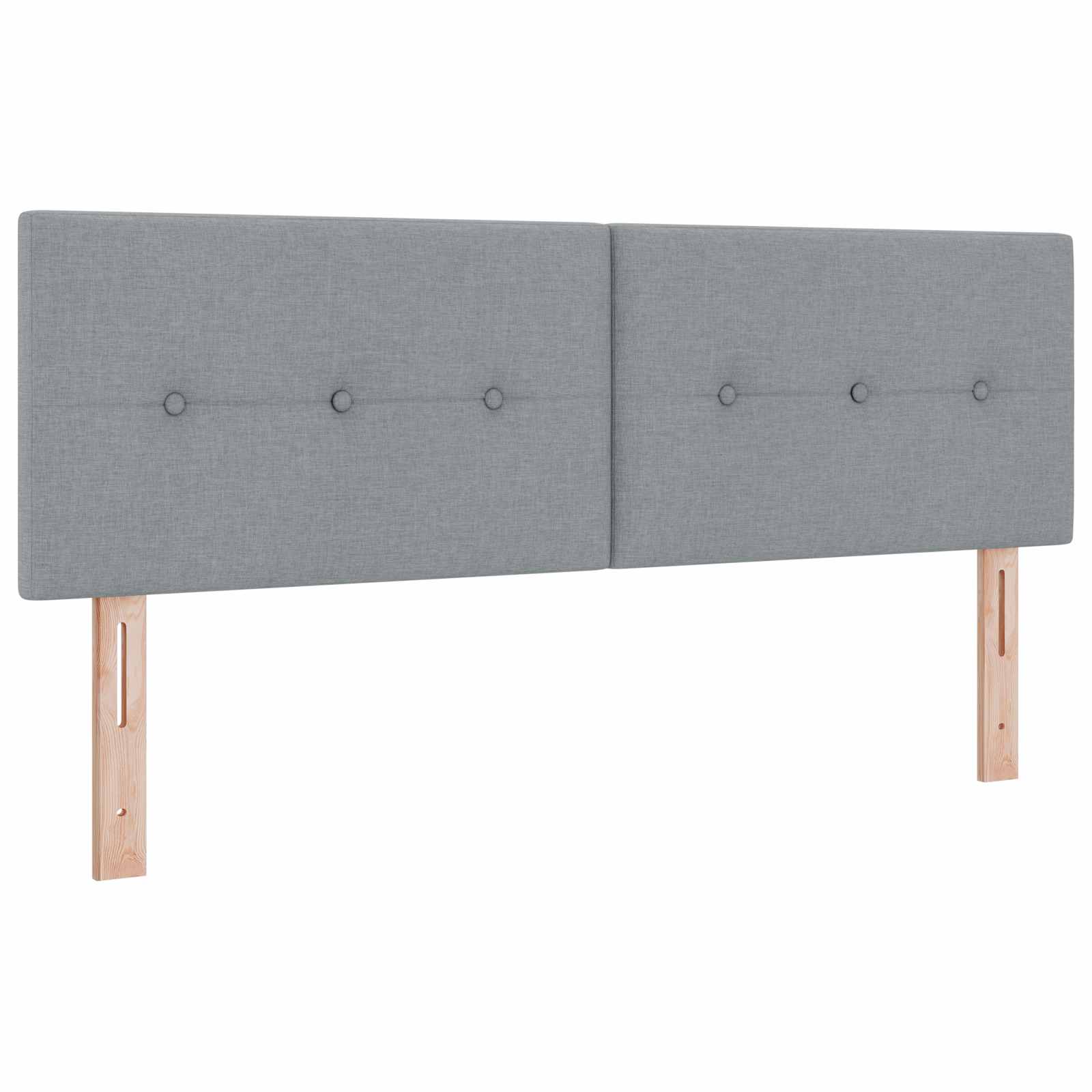 Krevet od pjene s madracem i LED-om Svjetlosiva 140 x 190 cm