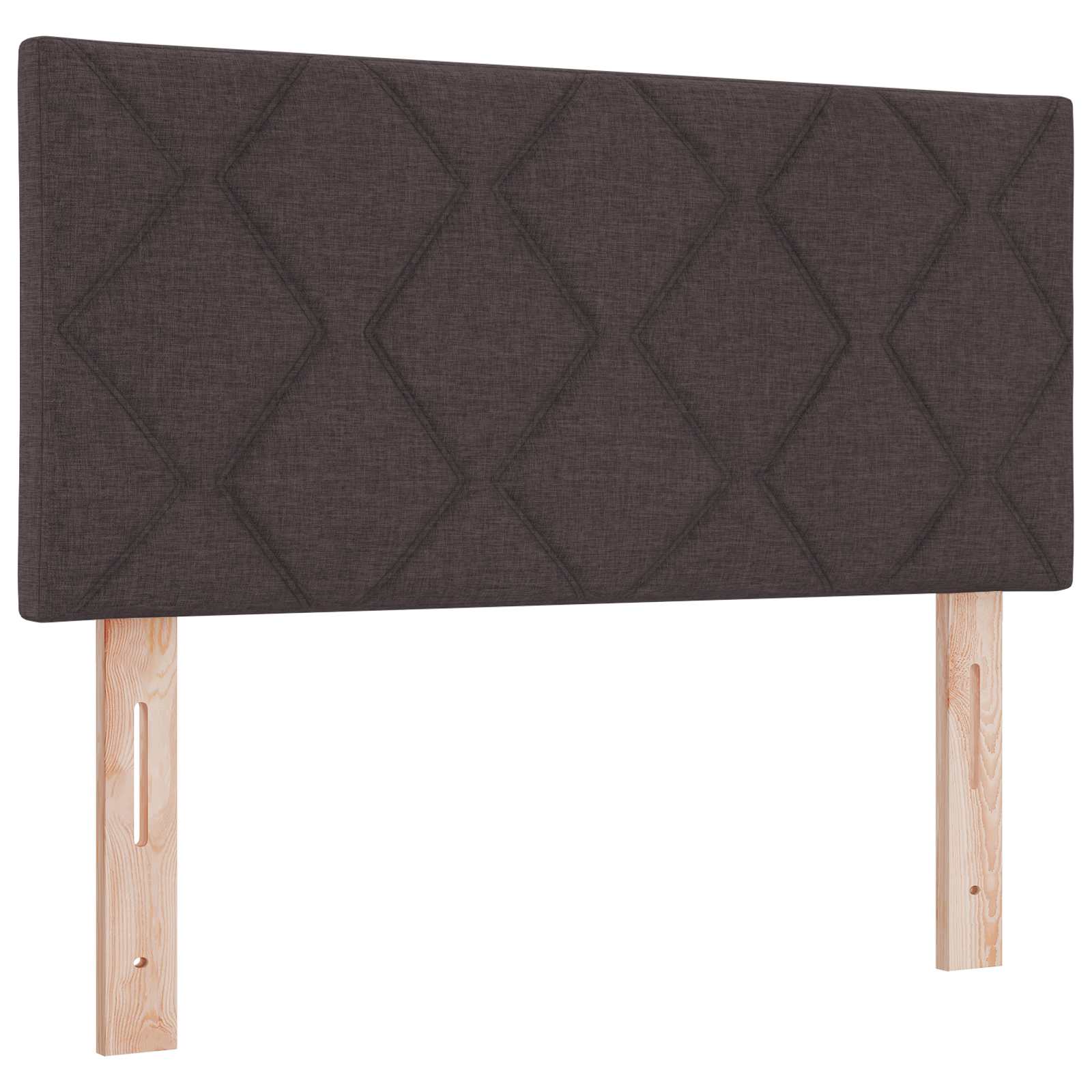 Krevet od pjene s madracem i LED-om Tamno smeđa 100 x 200 cm