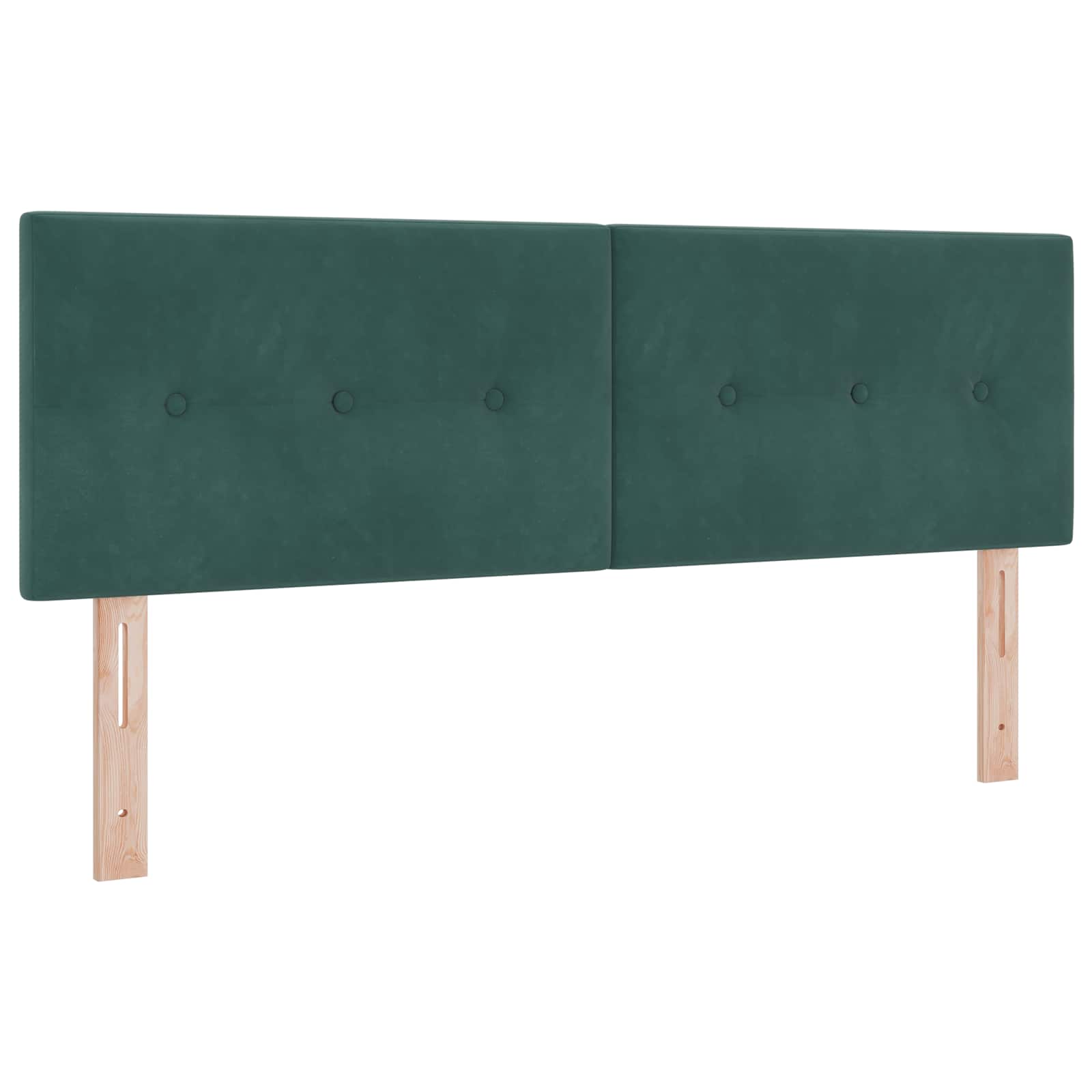 Krevet od pjene s madracem i LED-om Tamnozelena 140 x 200 cm