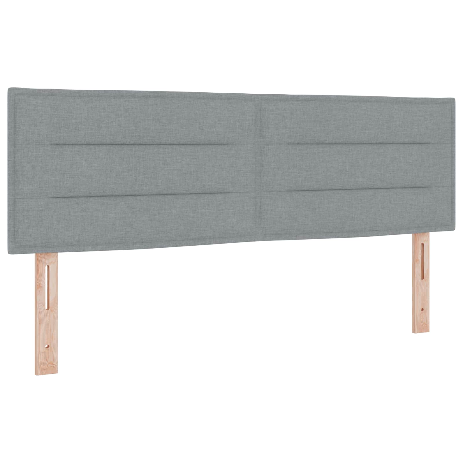 Krevet od pjene s madracem i LED-om Svjetlosiva 160 x 200 cm