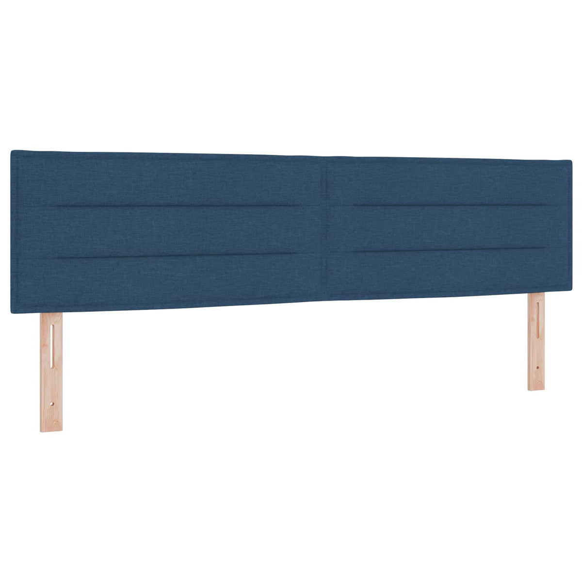 Krevet od pjene s madracem i LED-om Plava 180 x 200 cm Tkanina