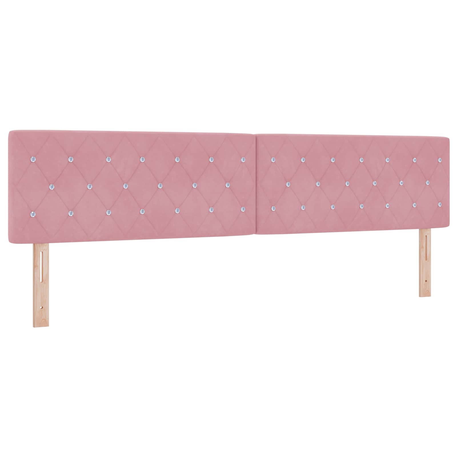 Krevet od pjene s madracem i LED-om Ružičasta 200 x 200 cm