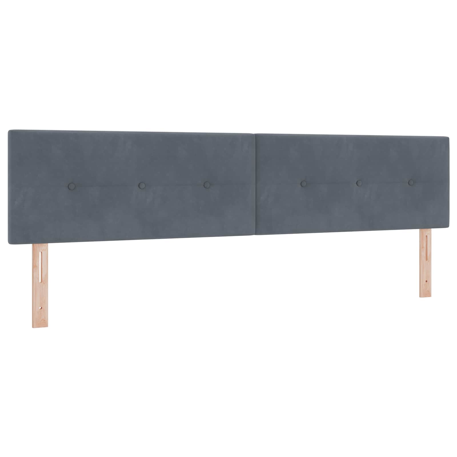 Krevet od pjene s madracem i LED-om Tamnosiva 200 x 200 cm