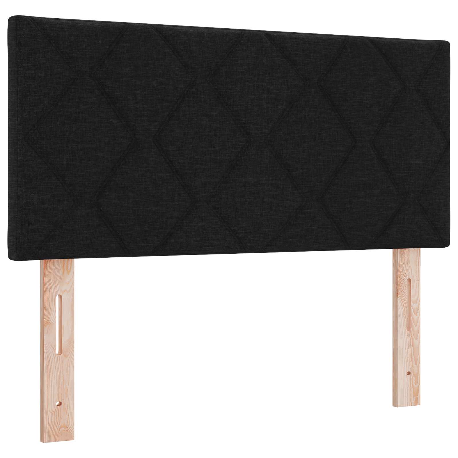 Podesivi krevet s madracem Crna 120 x 200 cm Tkanina