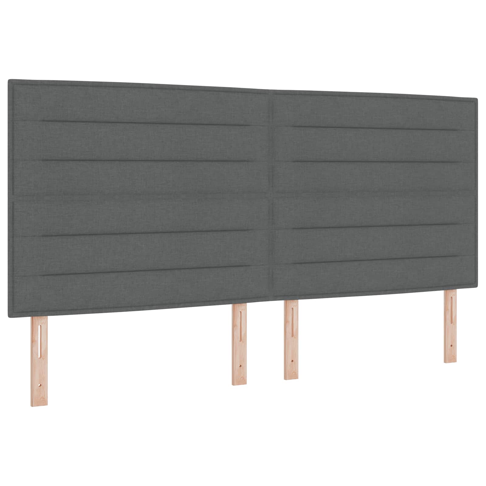 Krevet od pjene s madracem i LED-om Tamnosiva 200 x 200 cm