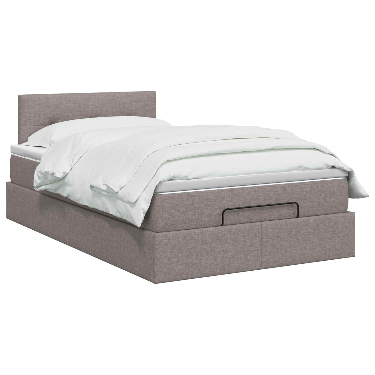 Krevet od pjene s madracem i LED-om Sivosmeđa 120 x 190 cm