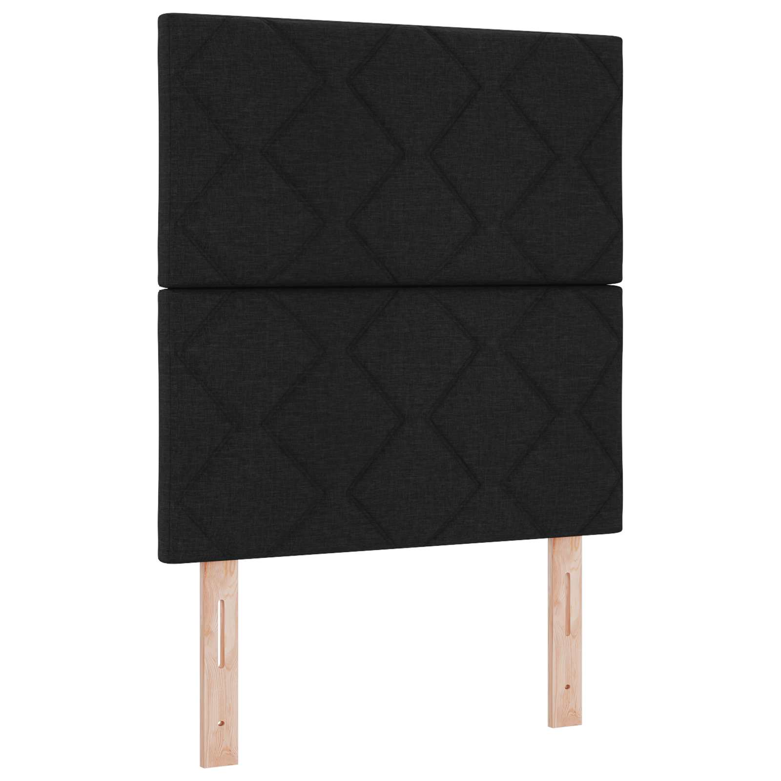 Krevet od pjene s madracem i LED-om Crna 80 x 200 cm Tkanina