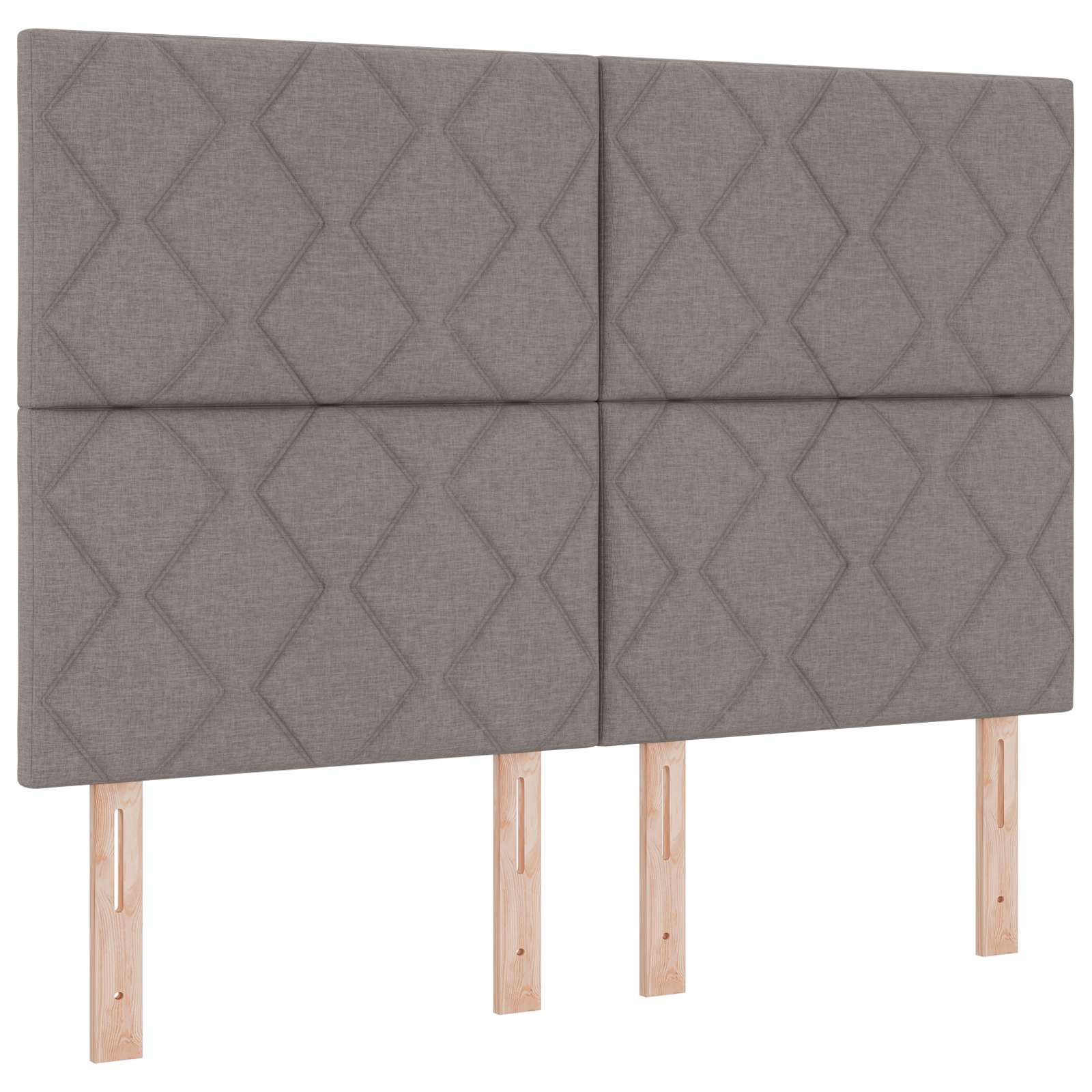 Krevet od pjene s madracem i LED-om Sivosmeđa 140 x 190 cm
