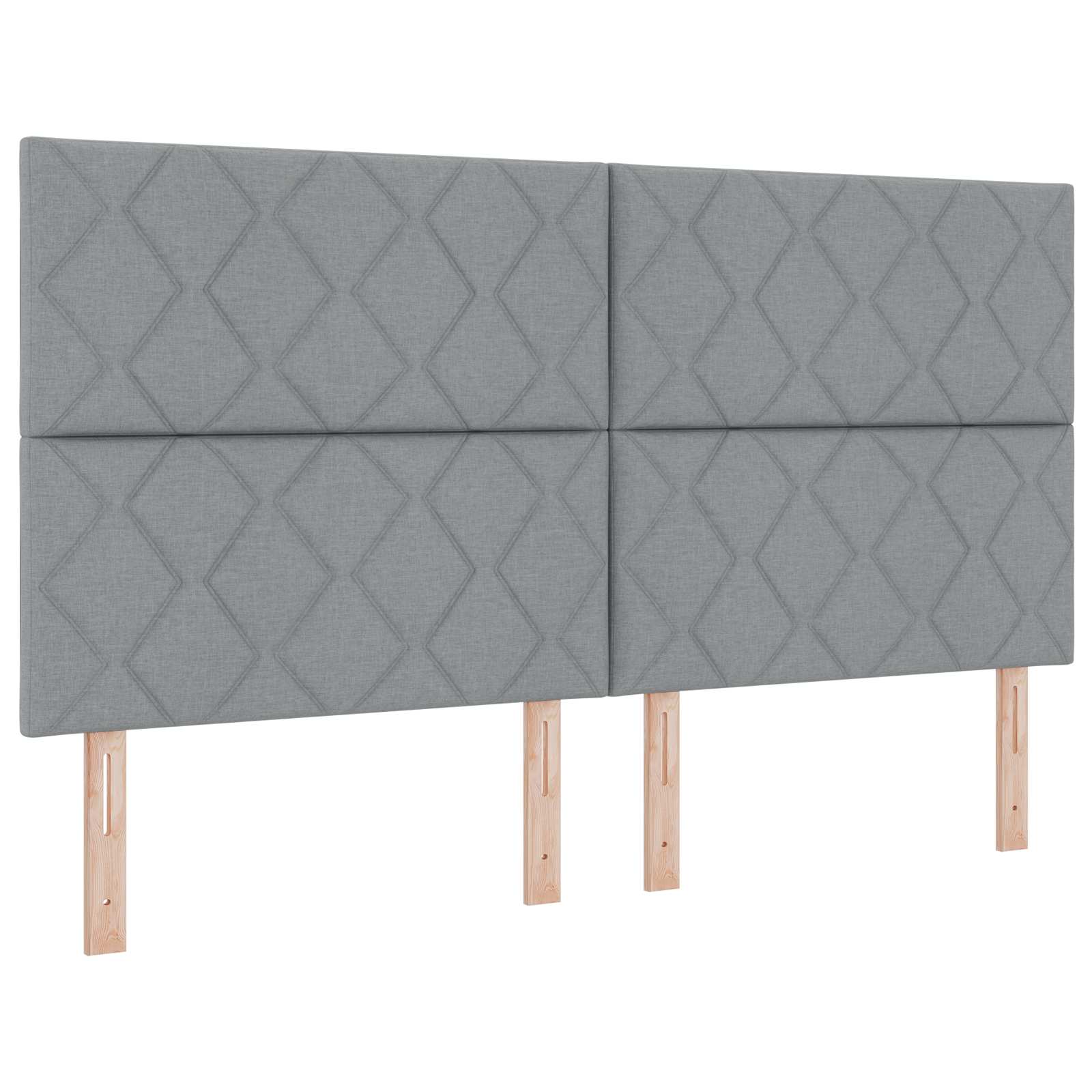 Krevet od pjene s madracem i LED-om Svjetlosiva 180 x 200 cm