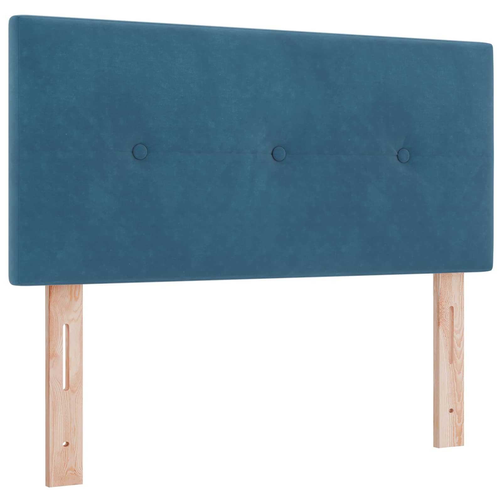 Krevet od pjene s madracem i LED-om Tamno plava 120 x 190 cm