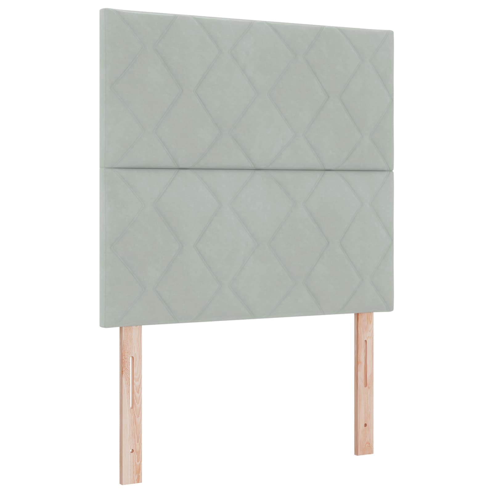 Krevet od pjene s madracem i LED-om Svjetlosiva 100 x 200 cm