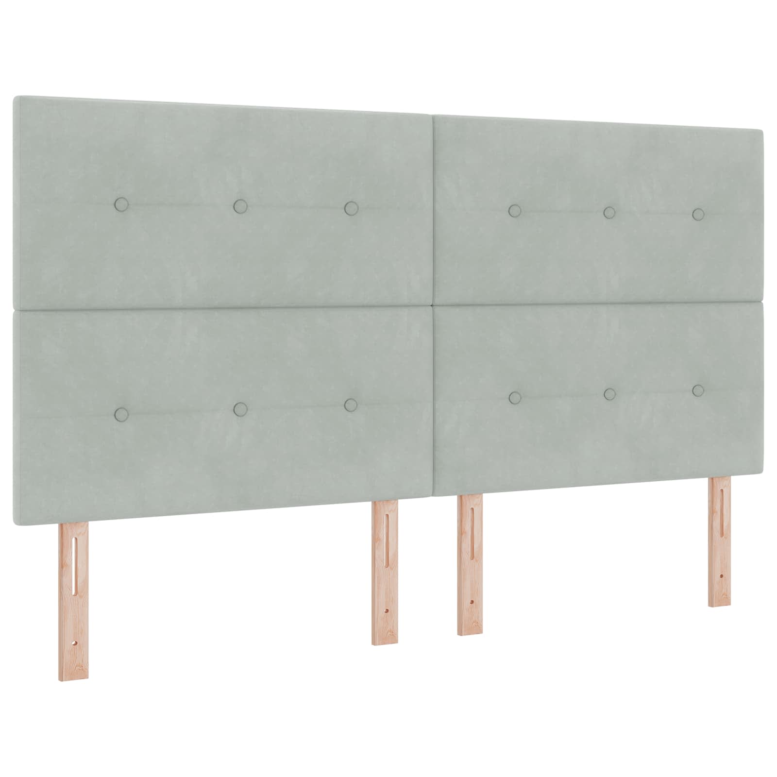 Krevet od pjene s madracem i LED-om Svjetlosiva 180 x 200 cm