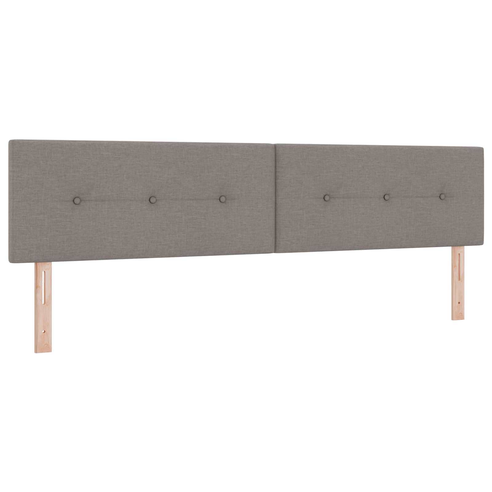 Krevet s madracem i skladištem Sivosmeđa 200 x 200 cm Baršun