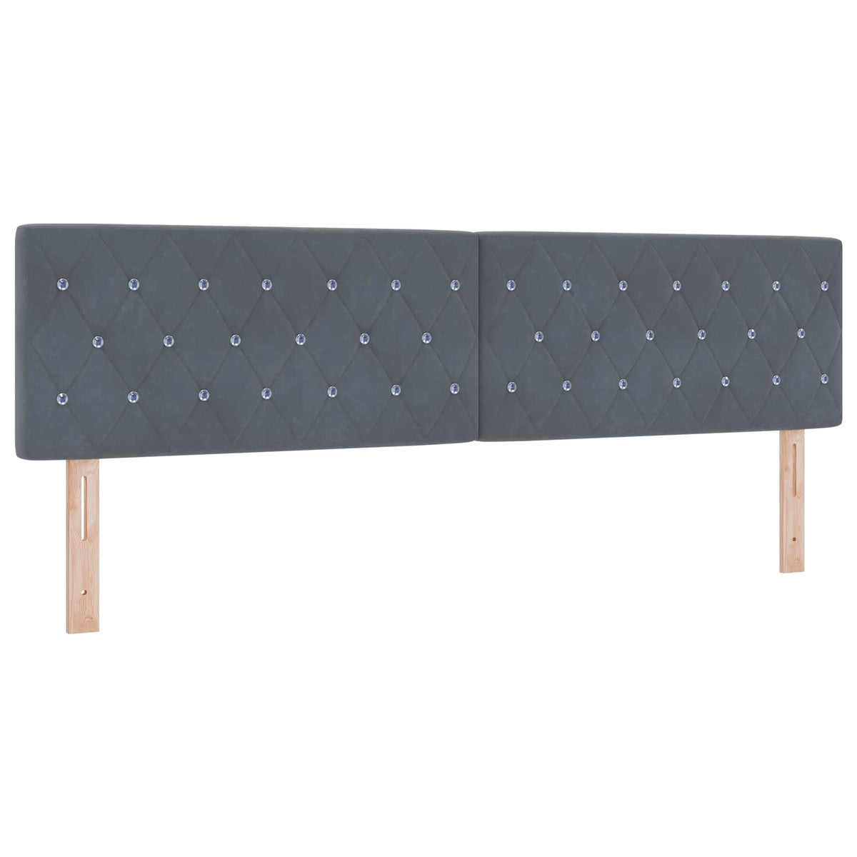 Krevet s od storage s uzglavljem Tamnosiva 180 x 200 cm Baršun