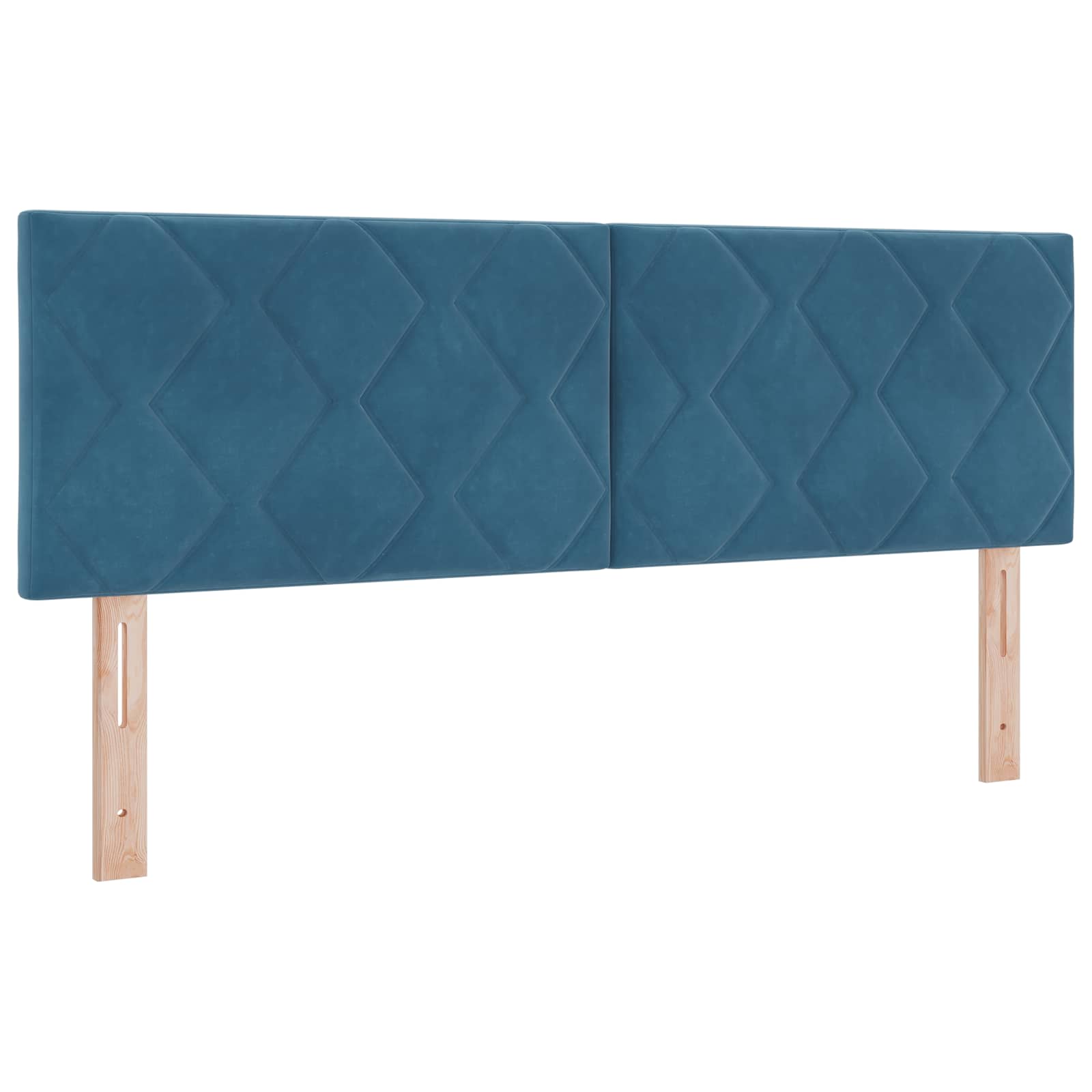 LED krevet za pohranu s madracem Tamno plava 160 x 200 cm