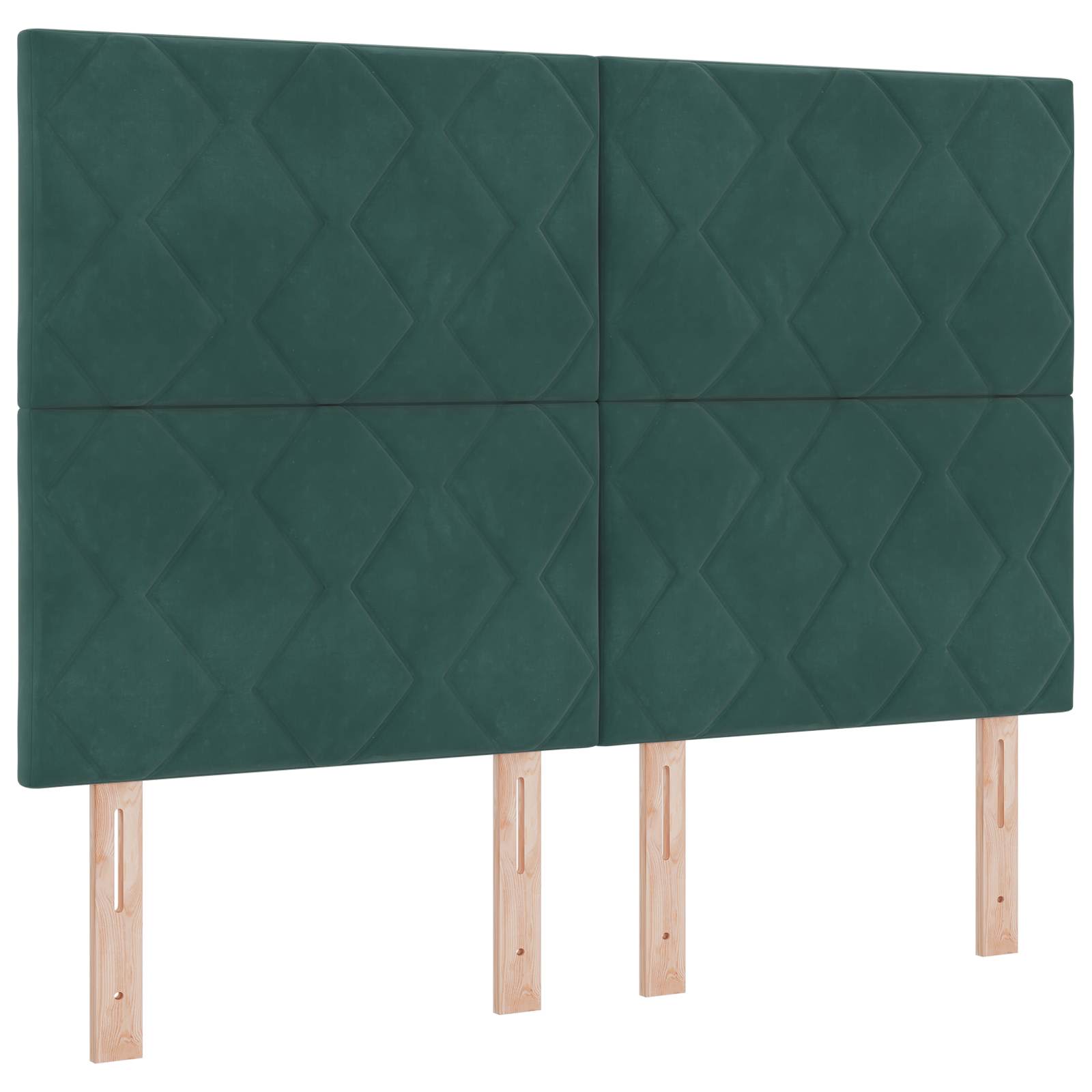 Krevet s madracem i skladištem Tamnozelena 160 x 200 cm Baršun