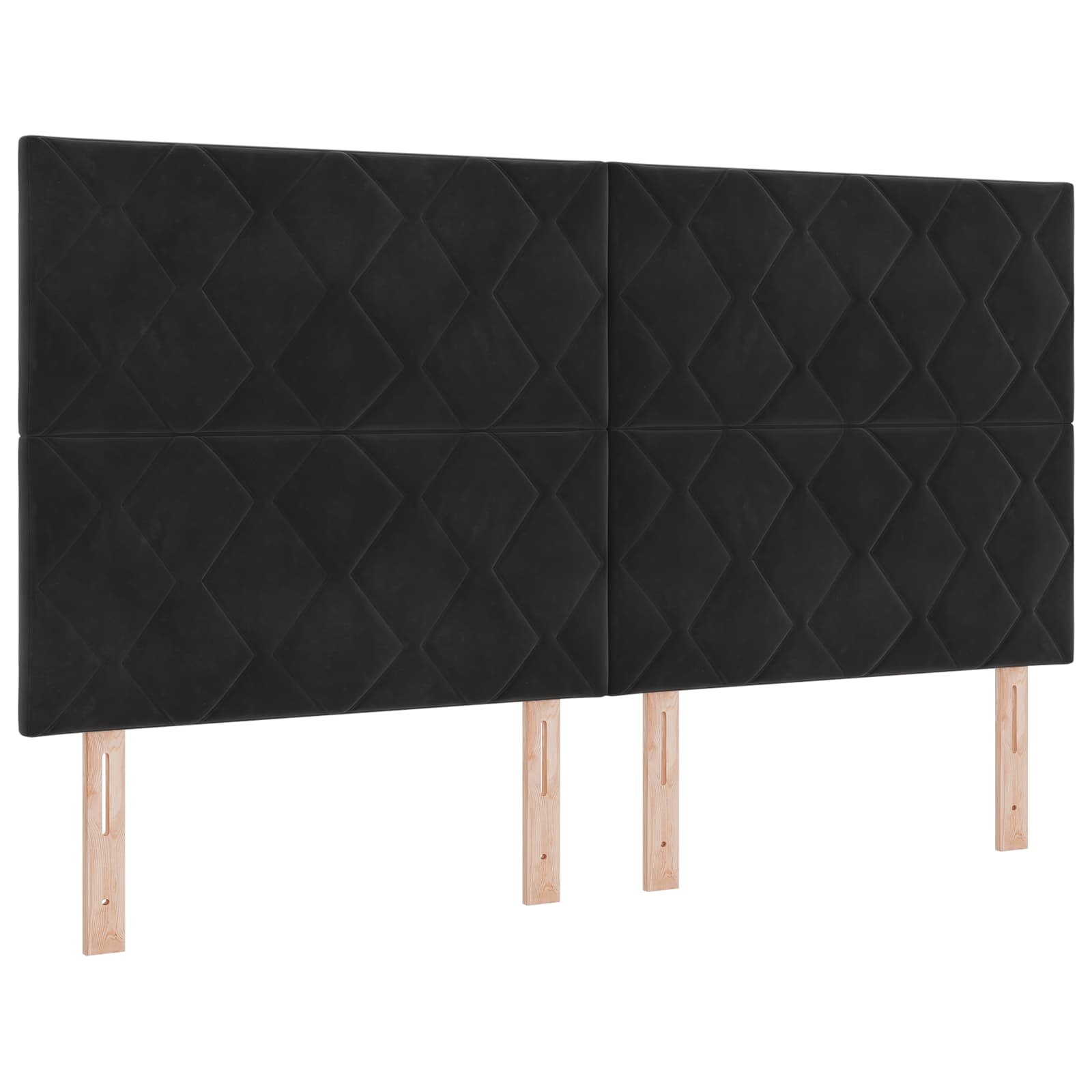 LED krevet za pohranu s madracem Crna 180 x 200 cm Baršun