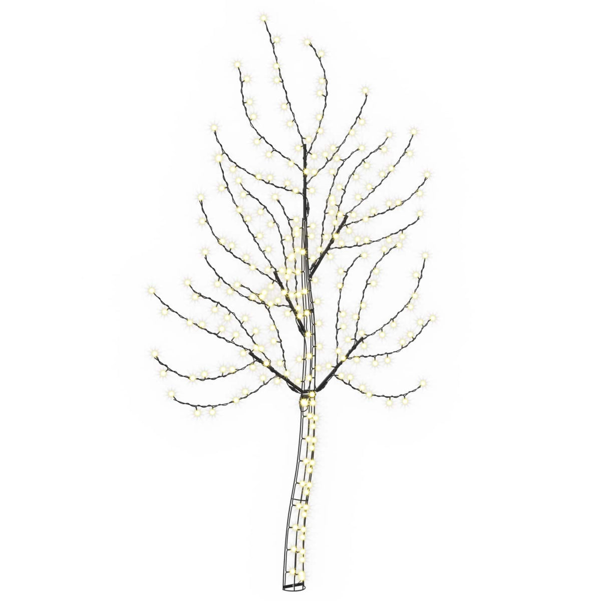 LED zidno božićno drvce 180 cm 200 LED lampica Topla bijela