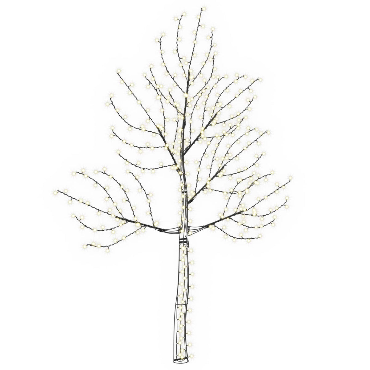LED zidno božićno drvce 312 LED lampica