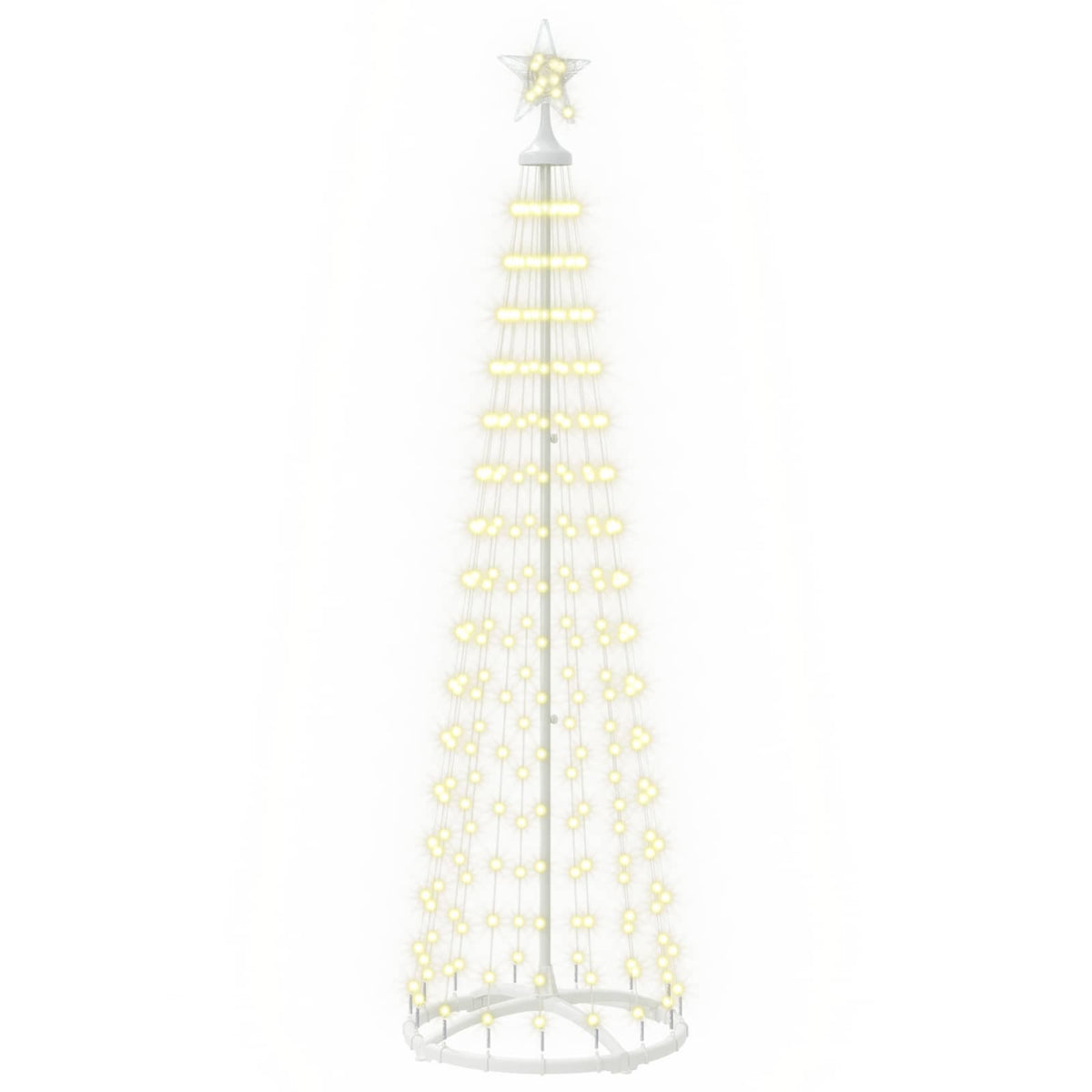 Stožasto LED božićno drvce 180 cm 250 LED lampica Topla bijela