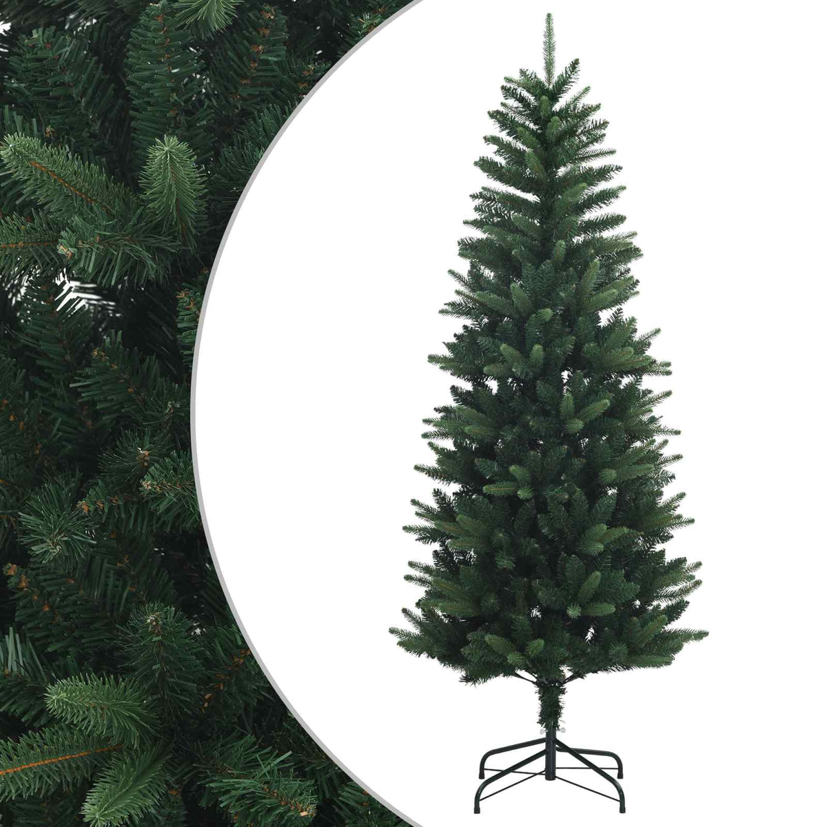Artificial Hinged Christmas Tree 150 cm PE i PVC Zelena