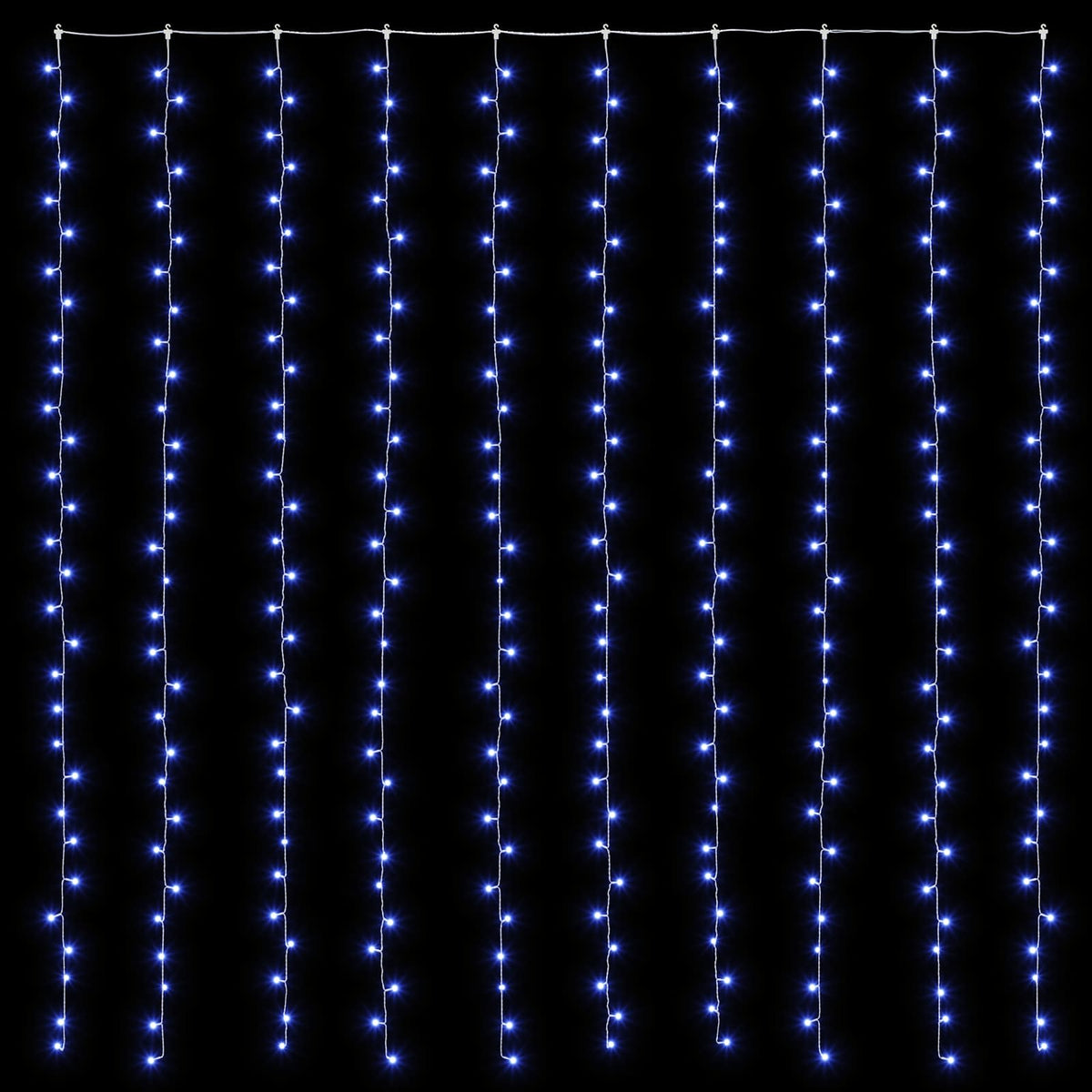 Svjetlosne zavjese 300 LED lampica Plava 300 x 300 cm