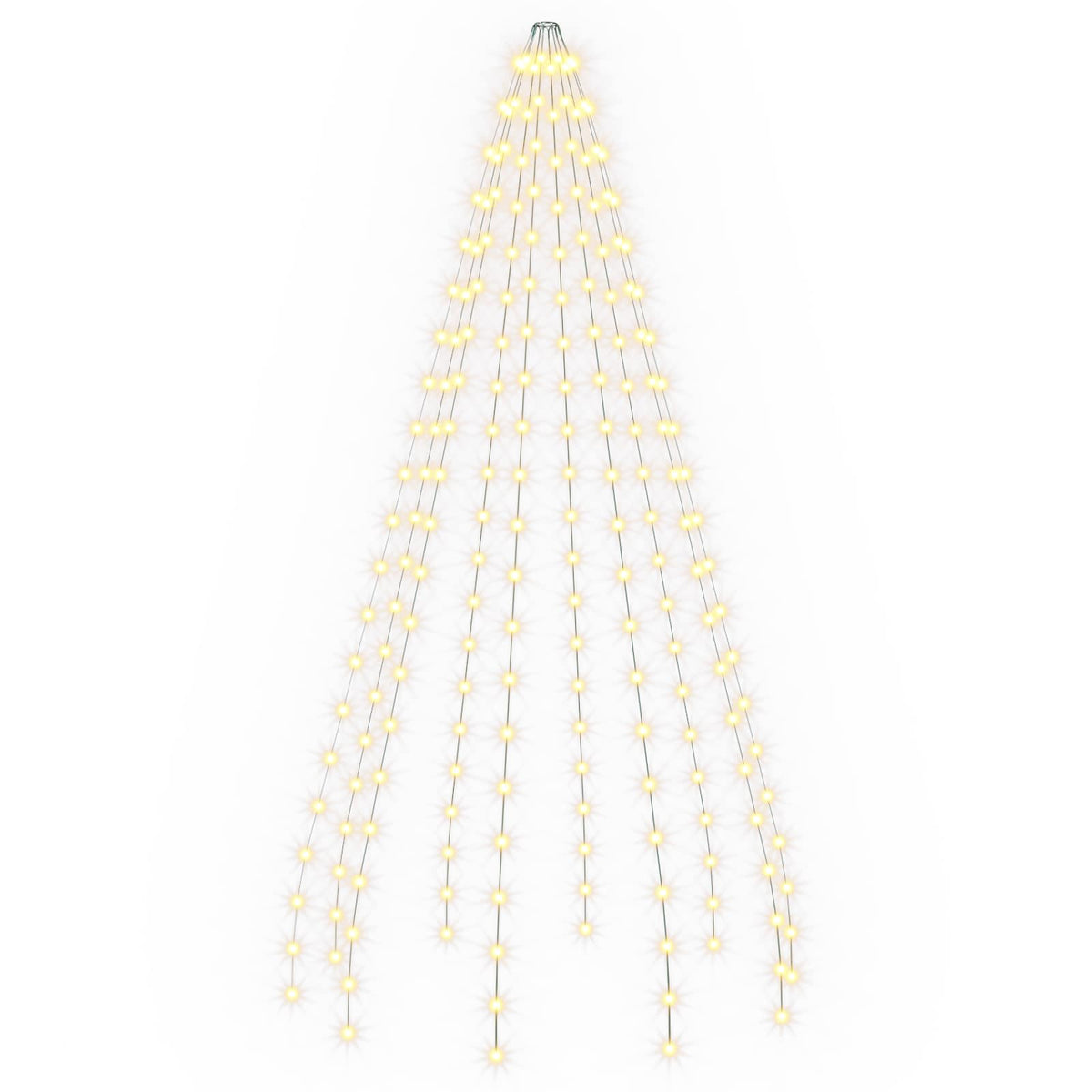 Svjetla za božićno drvce 210 LED lampica Topla bijela 210 cm