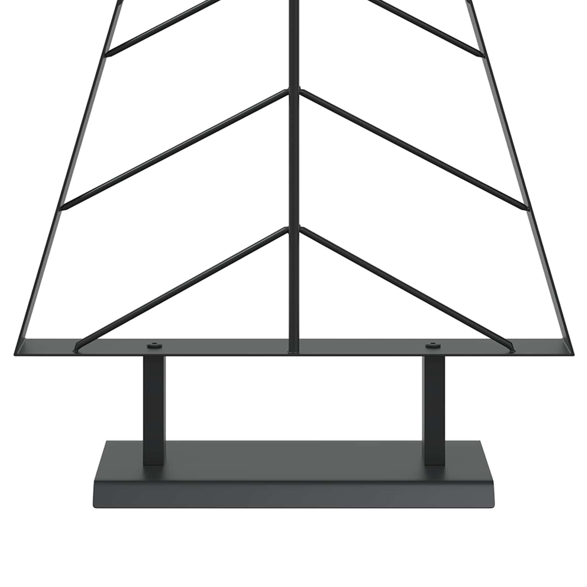 Metalna božićna jelka KUOPIO 60 cm Čelik Crna