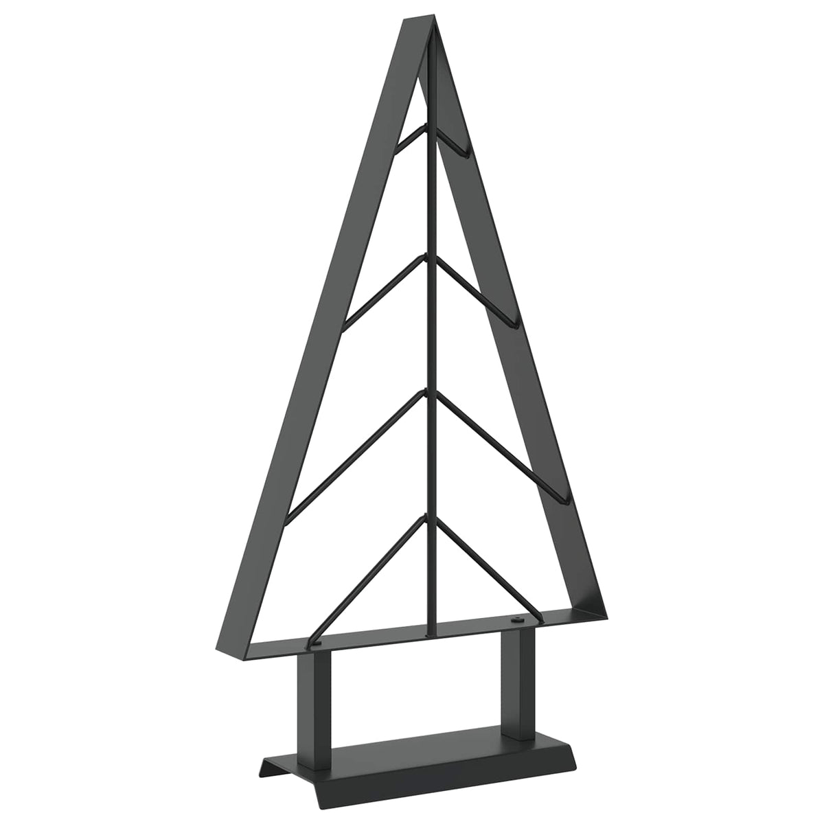 Metalna božićna jelka KUOPIO 60 cm Čelik Crna