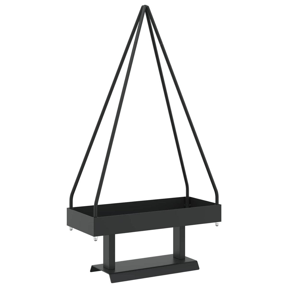 Metalna božićna jelka KUOPIO 60 cm Čelik Crna
