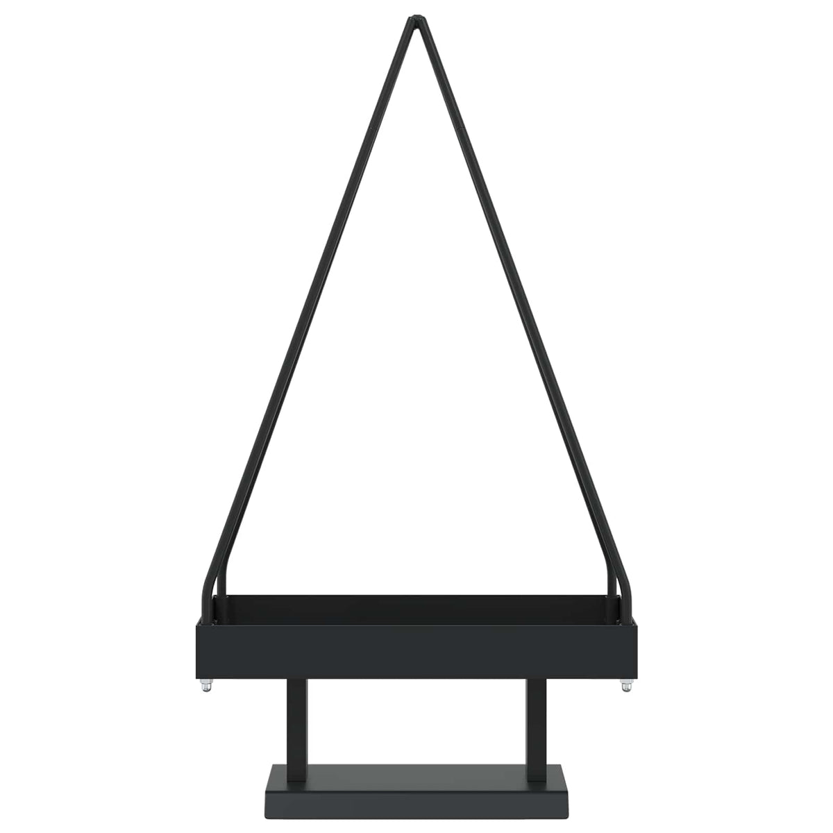 Metalna božićna jelka KUOPIO 60 cm Čelik Crna