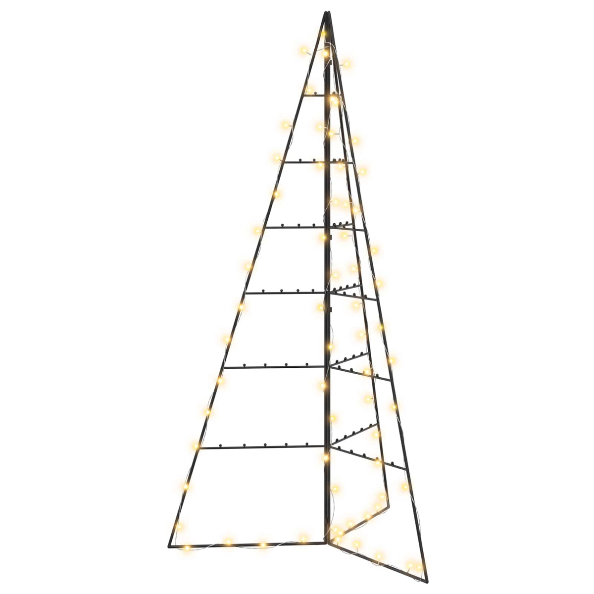Metalno božićno drvce s LED svjetlima KUOPIO 140 cm