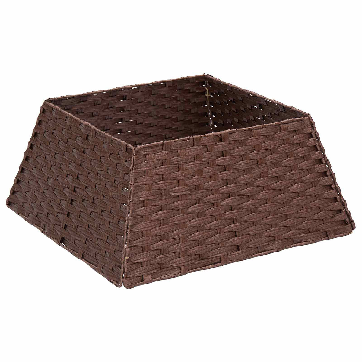 Ogrlica za božićno drvce Četvrtasti Tamno smeđa 70 x 70 x 28 cm