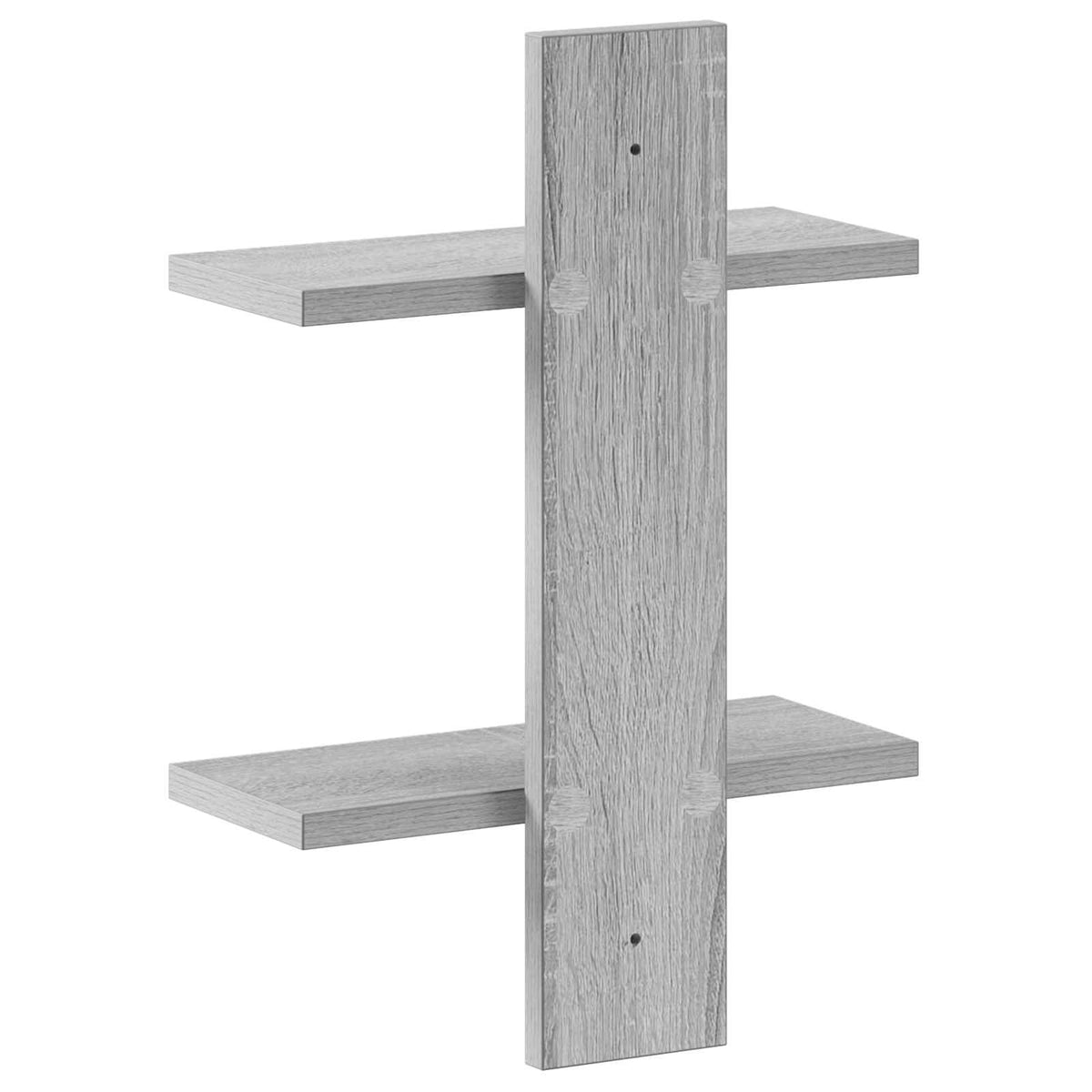 Zidna polica Siva Sonoma 30 x 13.5 x 43 cm Prerađeno drvo