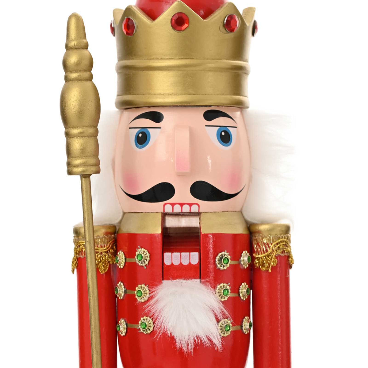 Božićni nutcracker TURKU Crvena i Crna 50 cm
