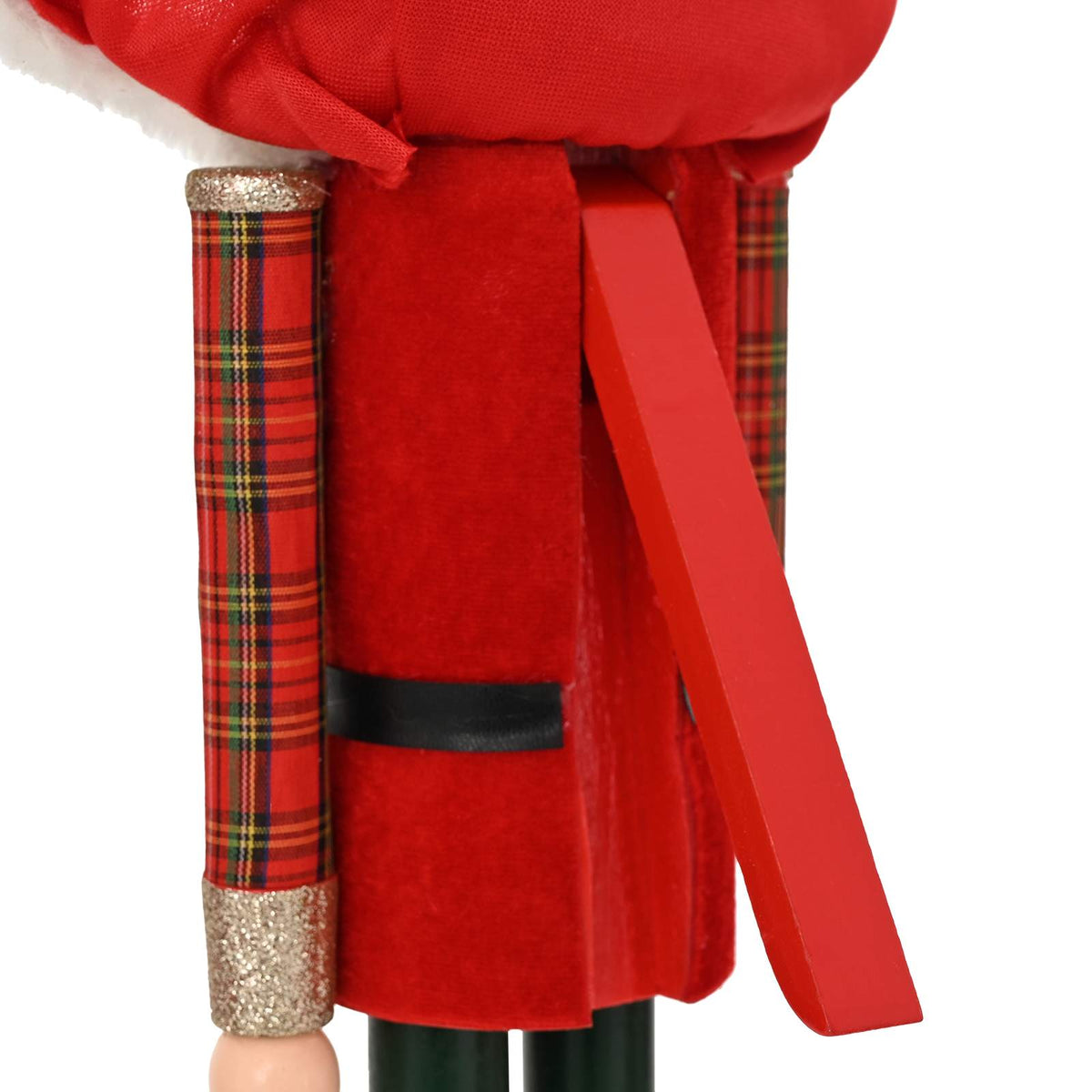 Božićni nutcracker TURKU Crvena i Crna 50 cm