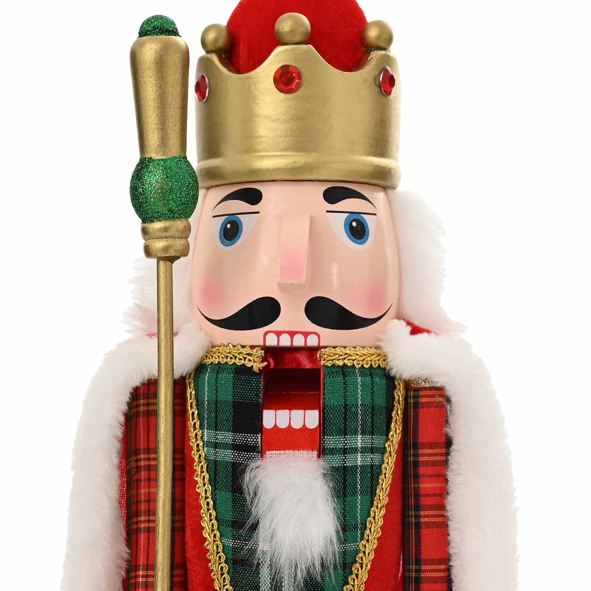 Božićni nutcracker TURKU Crvena i Crna 50 cm
