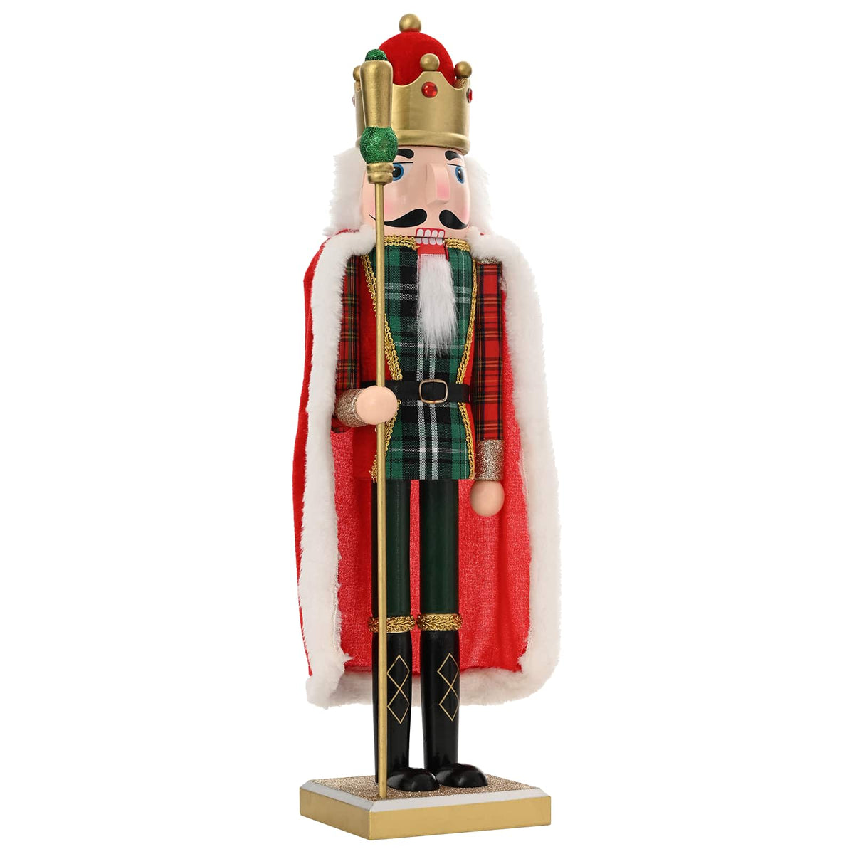 Božićni nutcracker TURKU Crvena i Crna 50 cm