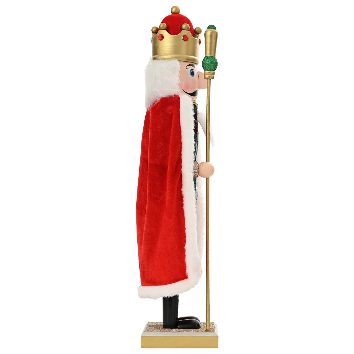 Božićni nutcracker TURKU Crvena i Crna 50 cm