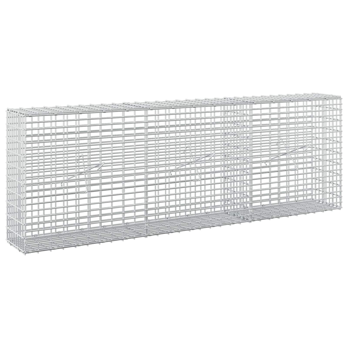 Gabion s žicom debljine 3,5 mm i mrežom 5x2,5 cm 150x20x50 cm