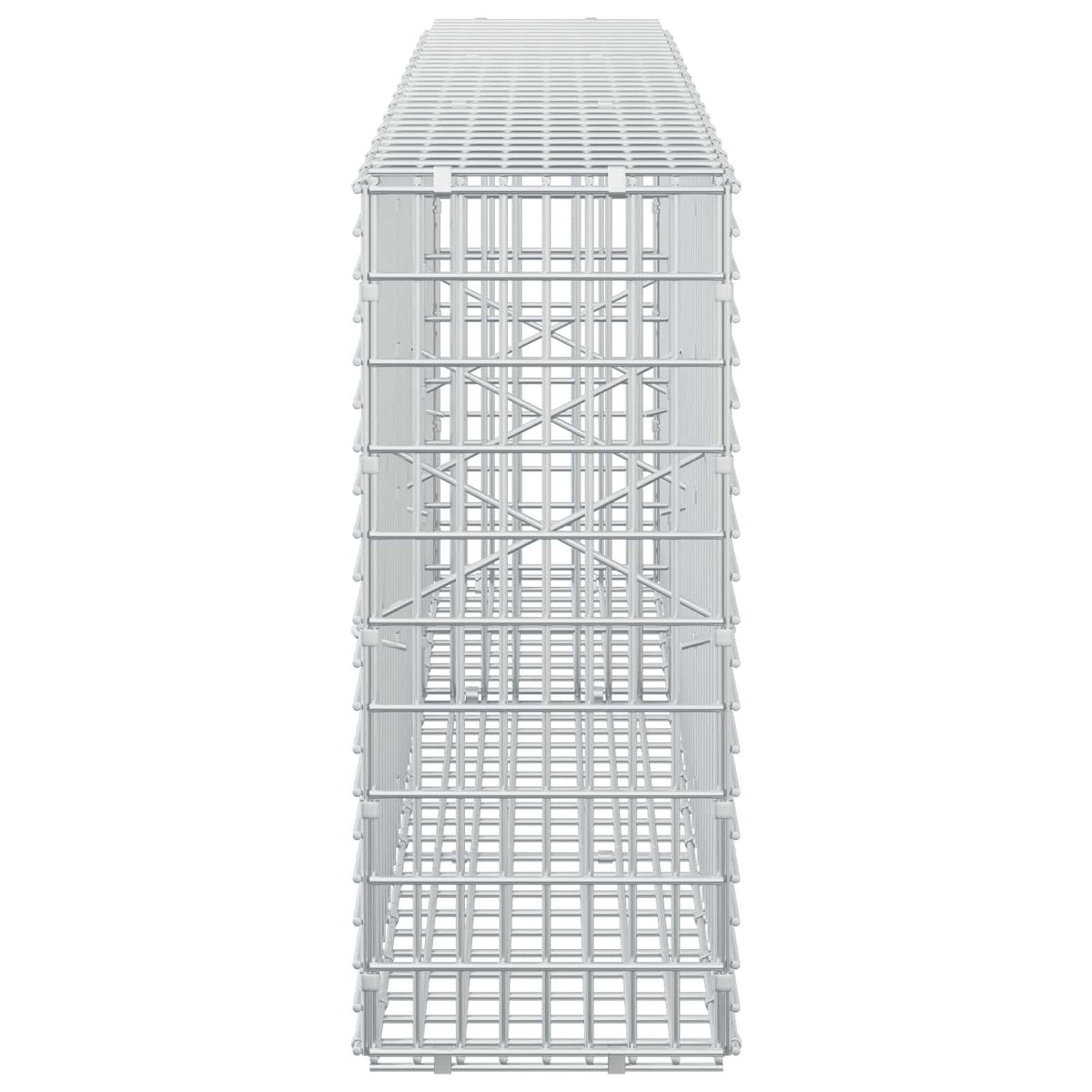 Gabion s žicom debljine 3,5 mm i mrežom 5x2,5 cm 150x20x50 cm