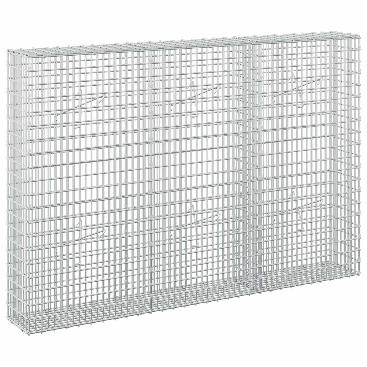 Gabion s žicom debljine 3,5 mm i mrežom 5x2,5 cm 150x20x100 cm