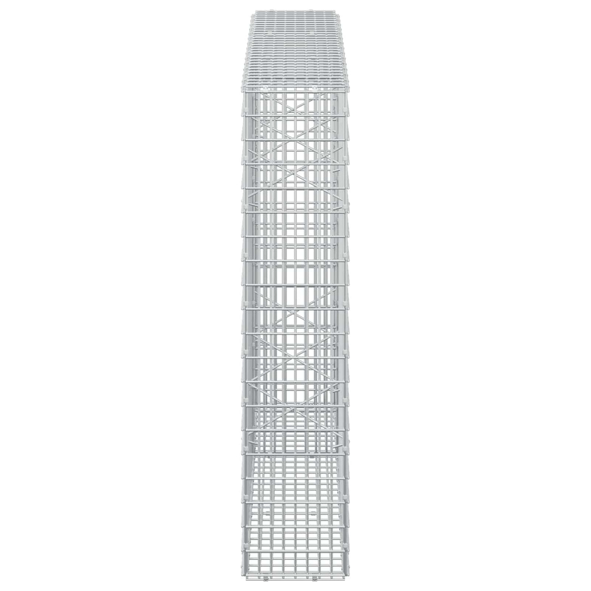 Gabion s žicom debljine 3,5 mm i mrežom 5x2,5 cm 150x20x100 cm