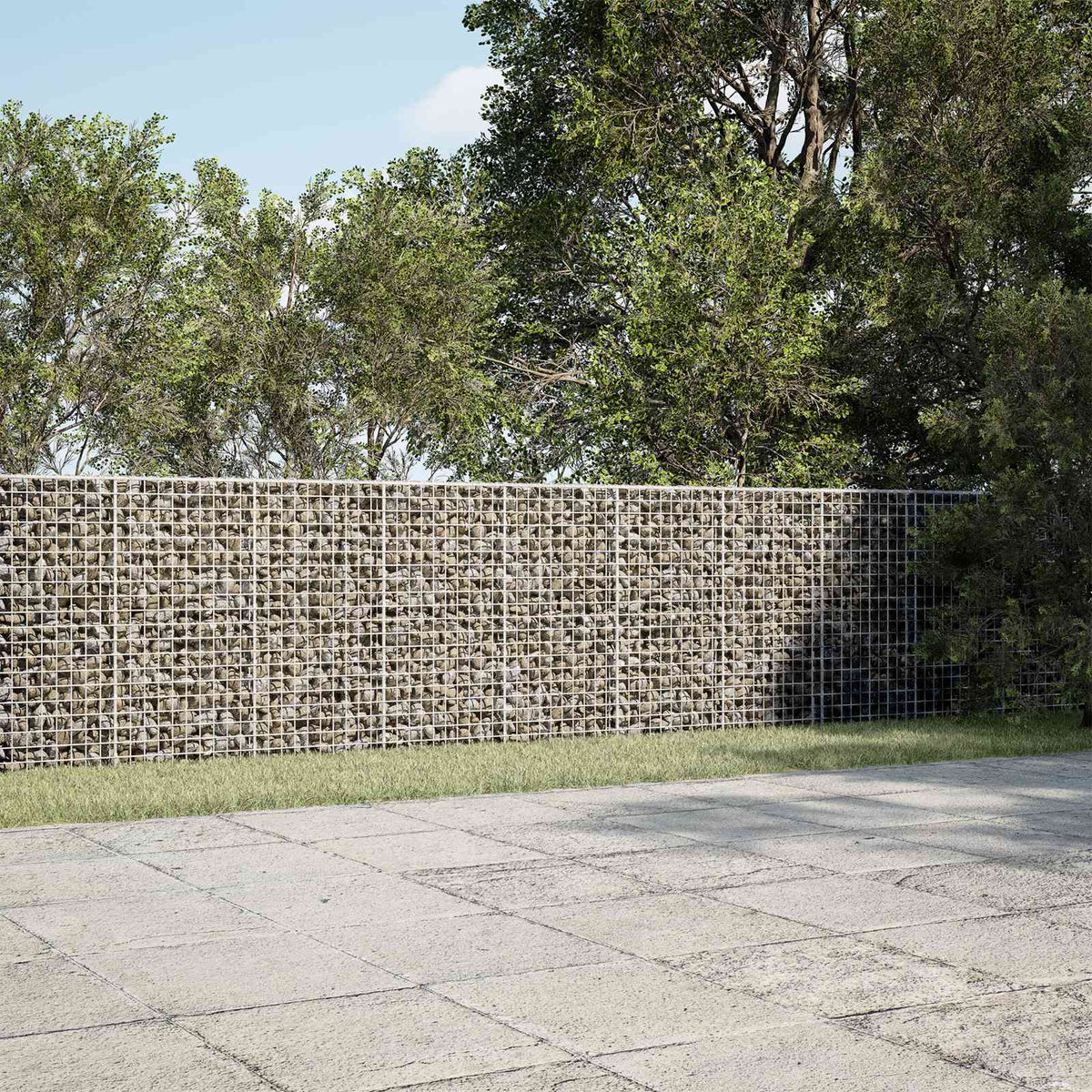 Gabion s žicom debljine 3,5 mm i mrežom 5x2,5 cm 1000x20x100 cm
