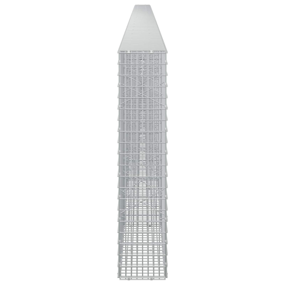 Gabion s žicom debljine 3,5 mm i mrežom 5x2,5 cm 1000x20x100 cm