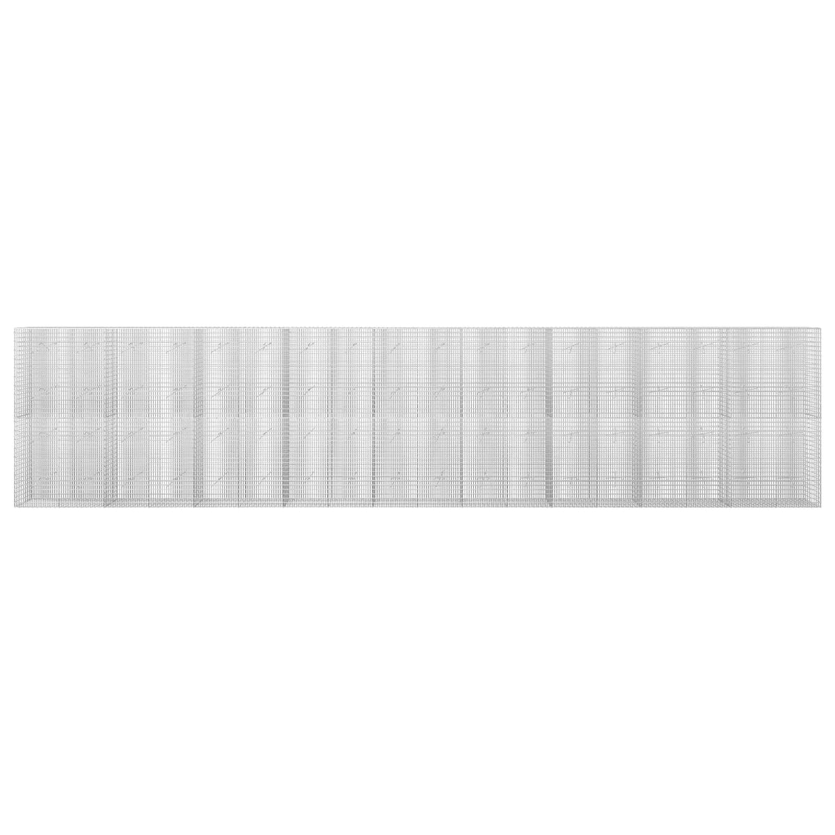 Gabion s žicom debljine 3,5 mm i mrežom 5x2,5 cm 900x20x200 cm