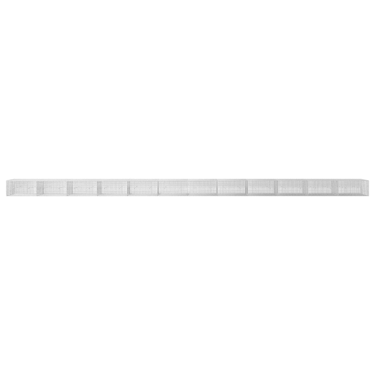 Gabion s žicom debljine 3,5 mm i mrežom 5x2,5 cm 1200x30x50 cm
