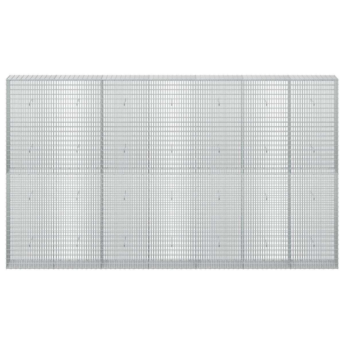 Gabion s žicom debljine 3,5 mm i mrežom 5x2,5 cm 350x30x200 cm